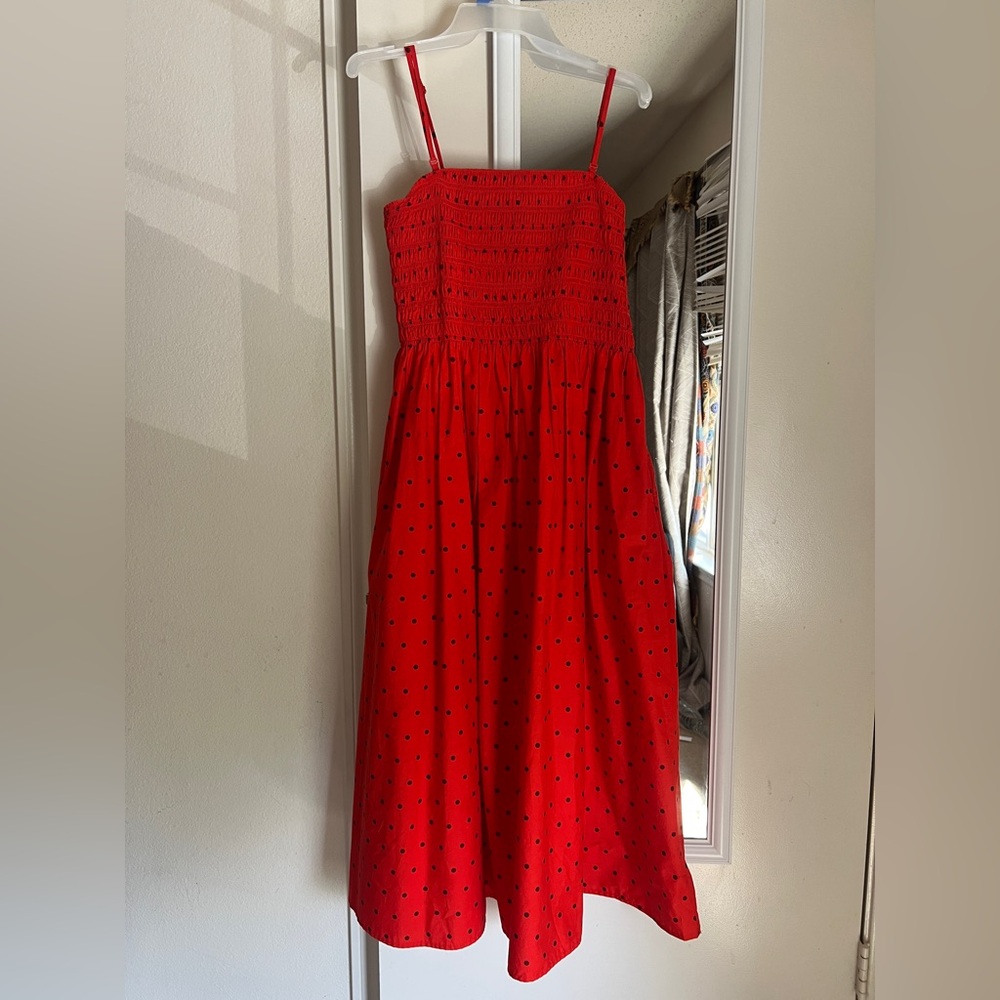 a new day Red Strapless Dress